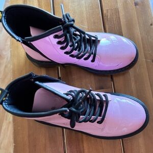 Pink Doc Martens. Kids size 4. Few scuffs on side (pictured).